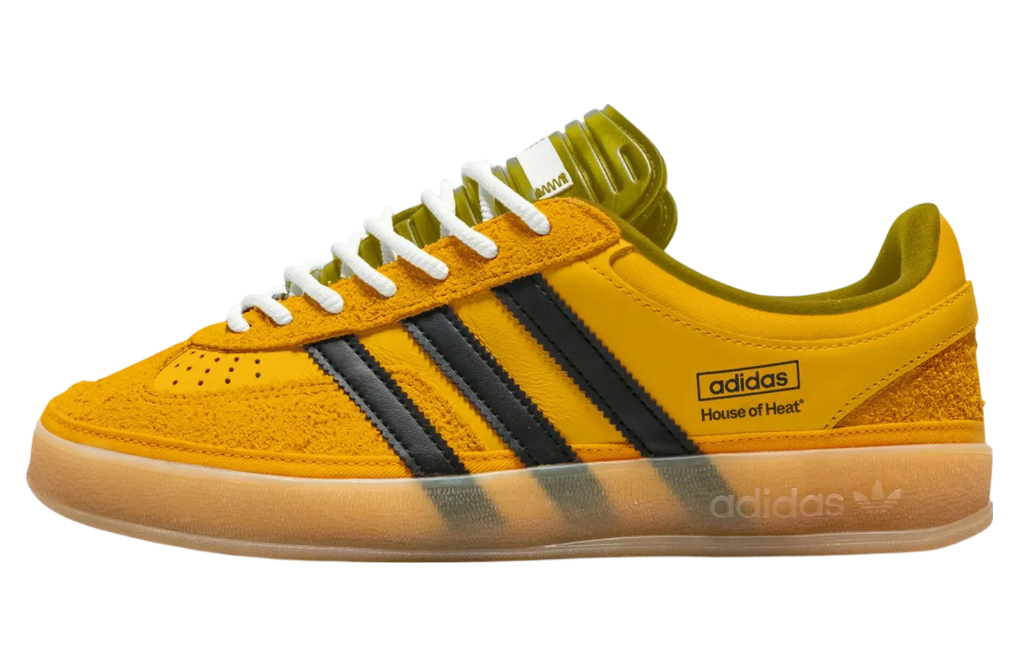 bad bunny x adidas gazelle indoor unity orange