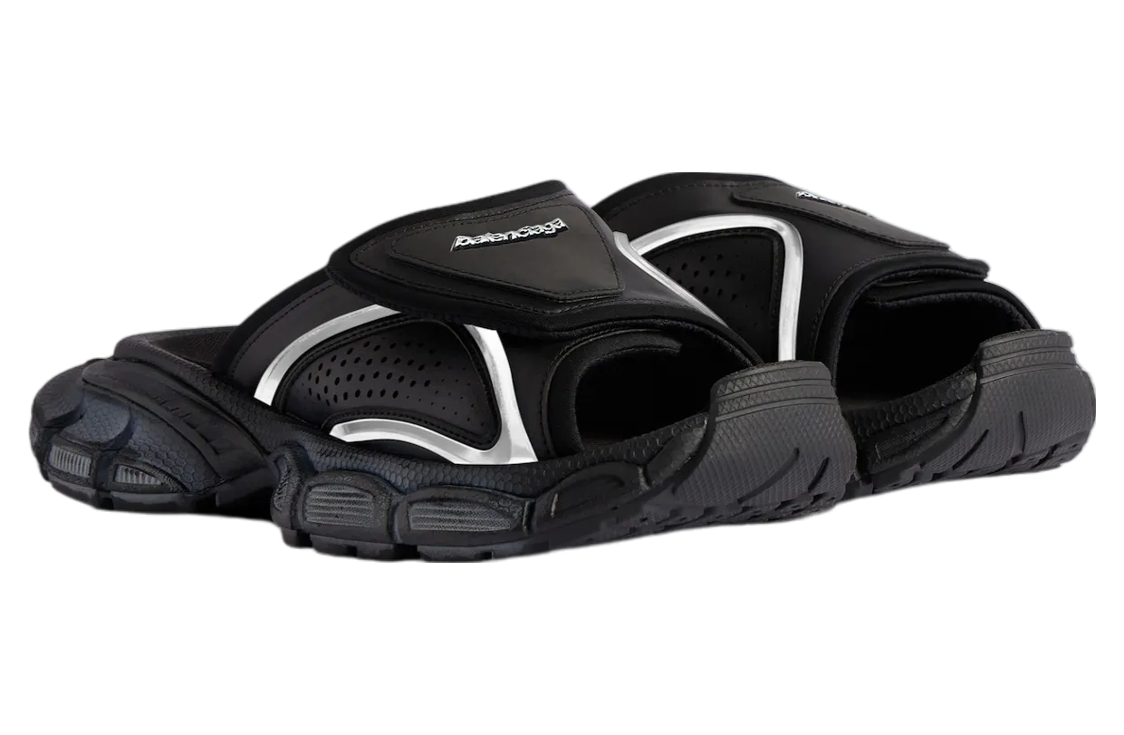 balenciaga 3xl slide sandal black 0