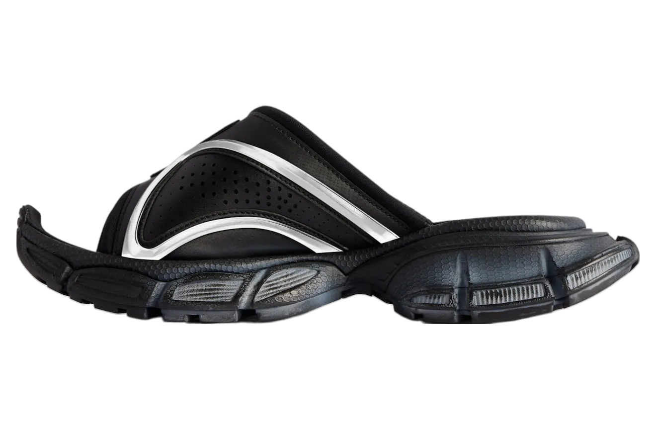 balenciaga 3xl slide sandal black 2