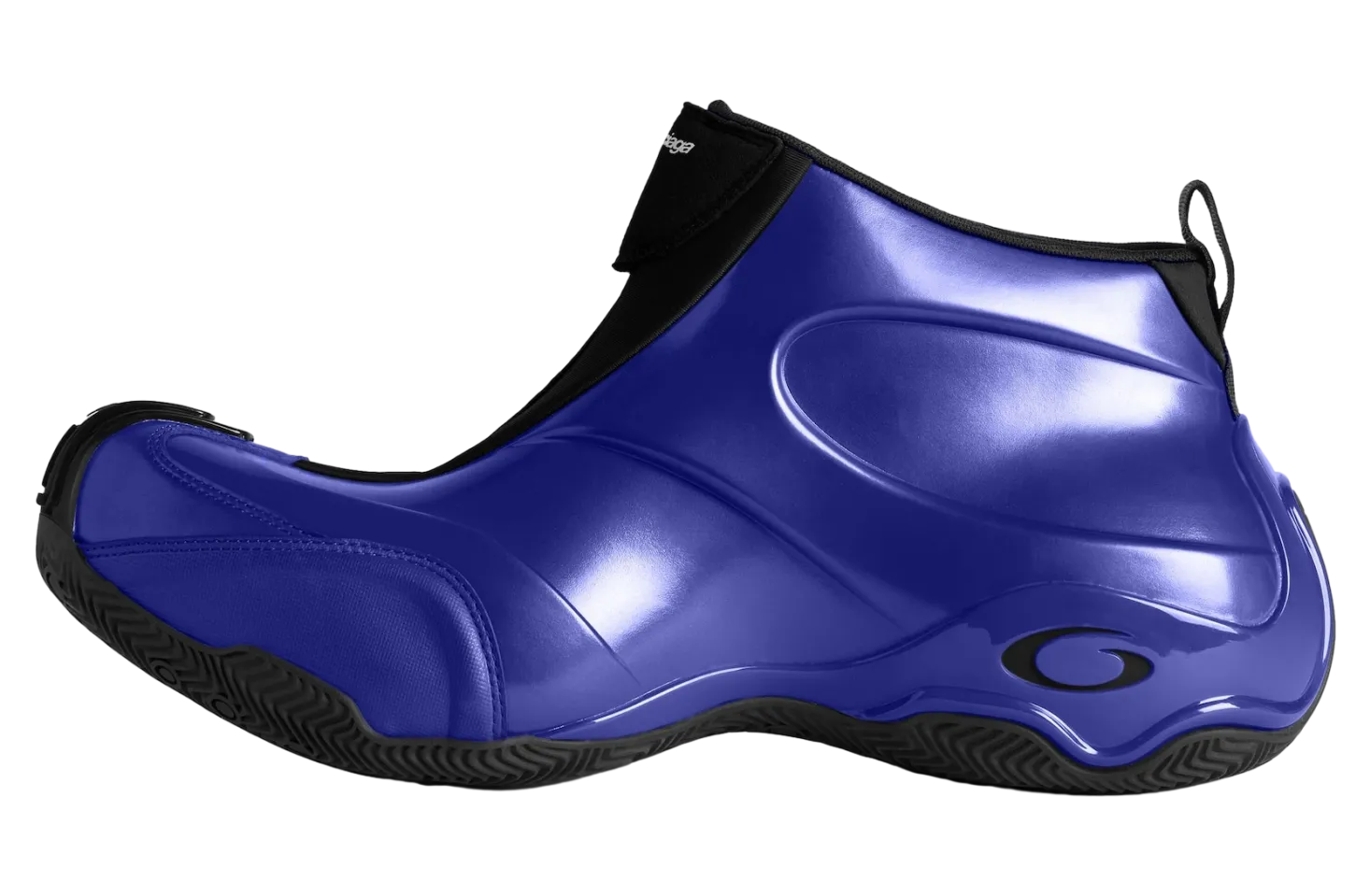 balenciaga basketball metallic blue 2