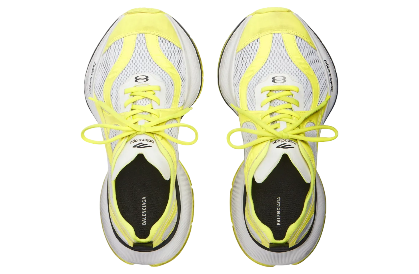 balenciaga circuit neon yellow white 4