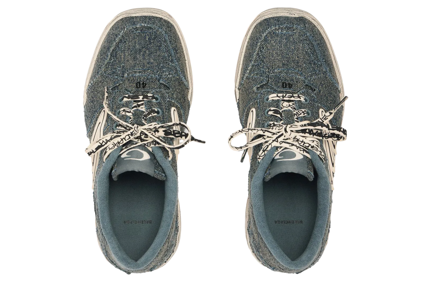 balenciaga hamptons denim blue off white 2