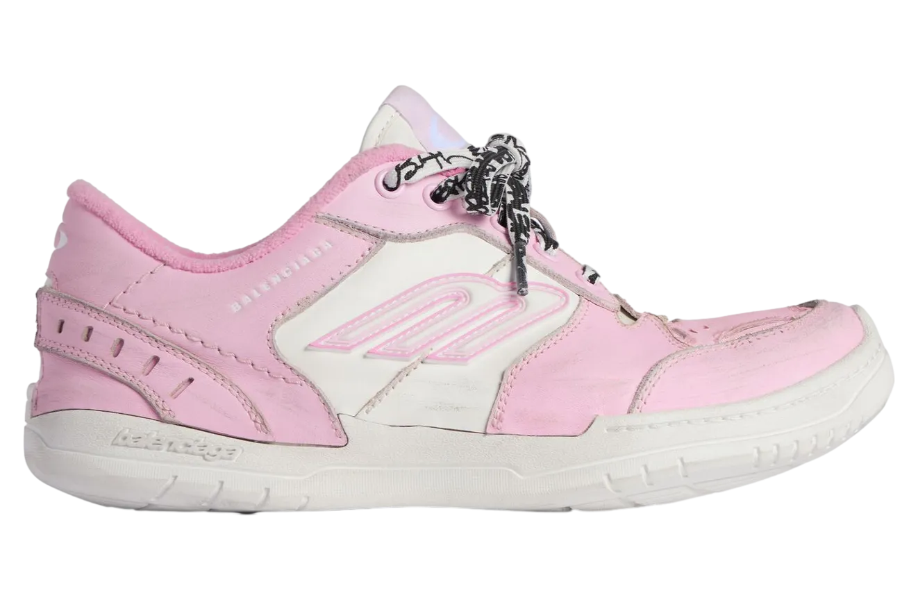 balenciaga hamptons medium worn out wmns pink white