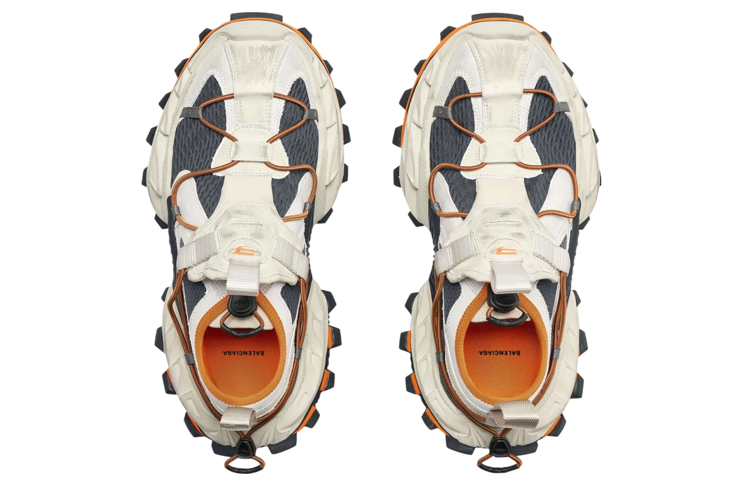 balenciaga hike beige orange 4