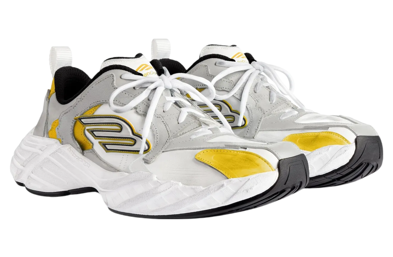 balenciaga monday grey white yellow 0