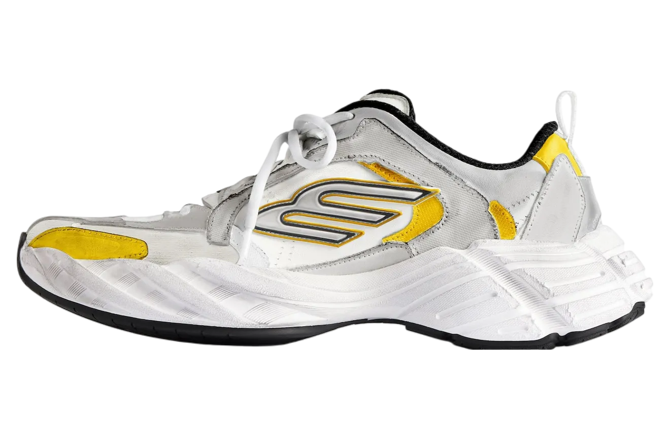 balenciaga monday grey white yellow 2