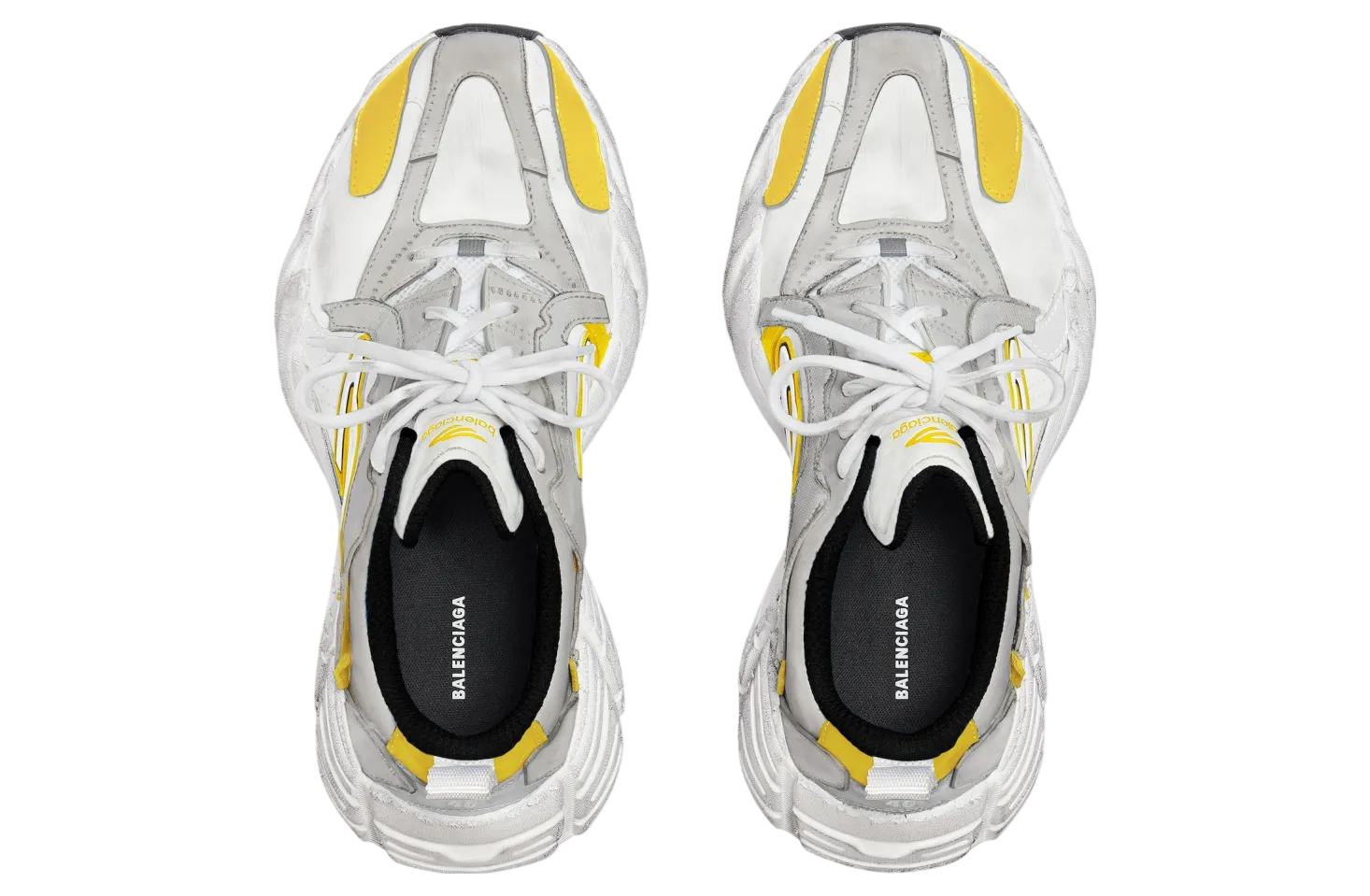 balenciaga monday grey white yellow 4