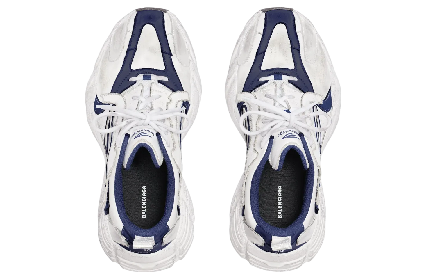 balenciaga monday navy white 4