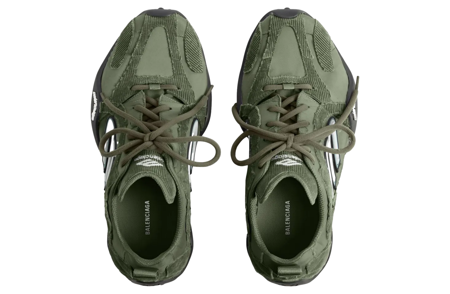 balenciaga monday ultra khaki white 4