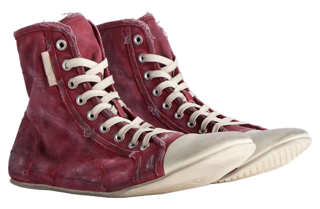 balenciaga paris ultra flat high top red 0