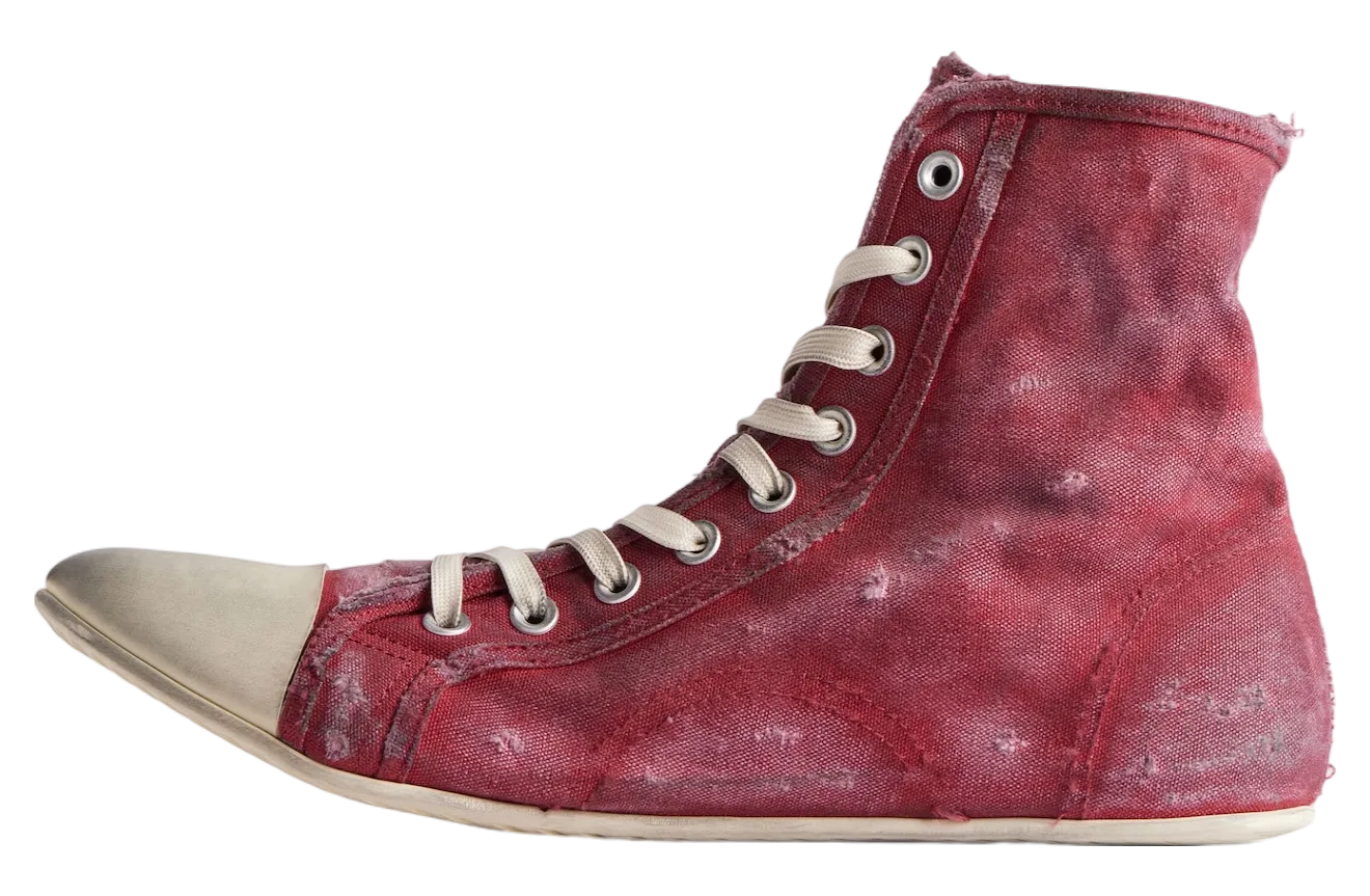 balenciaga paris ultra flat high top red 2