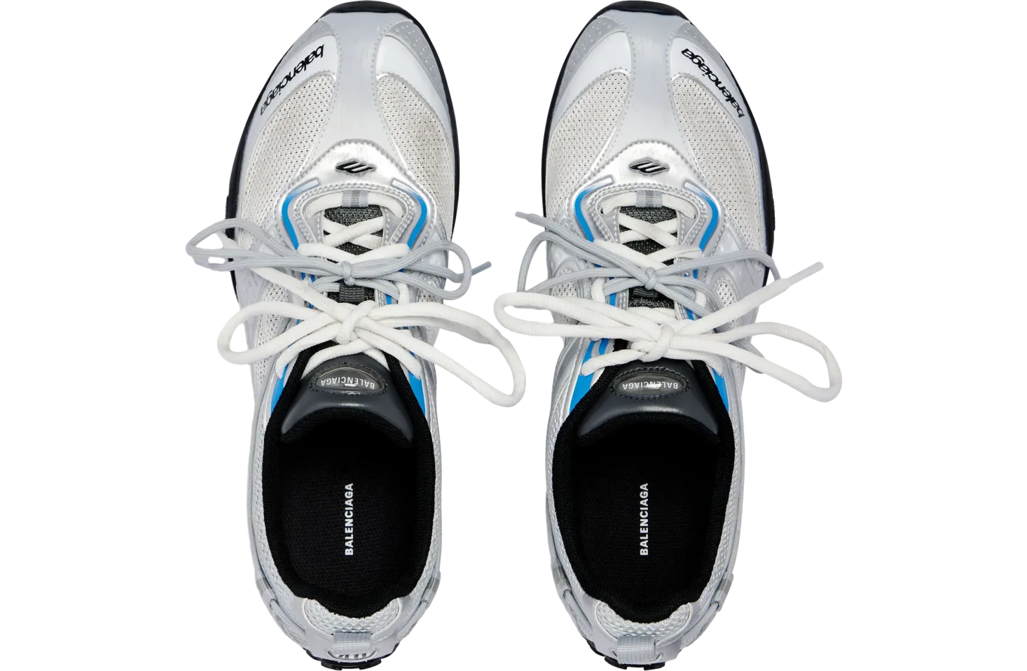 balenciaga radar gradient lines wmns white grey 2