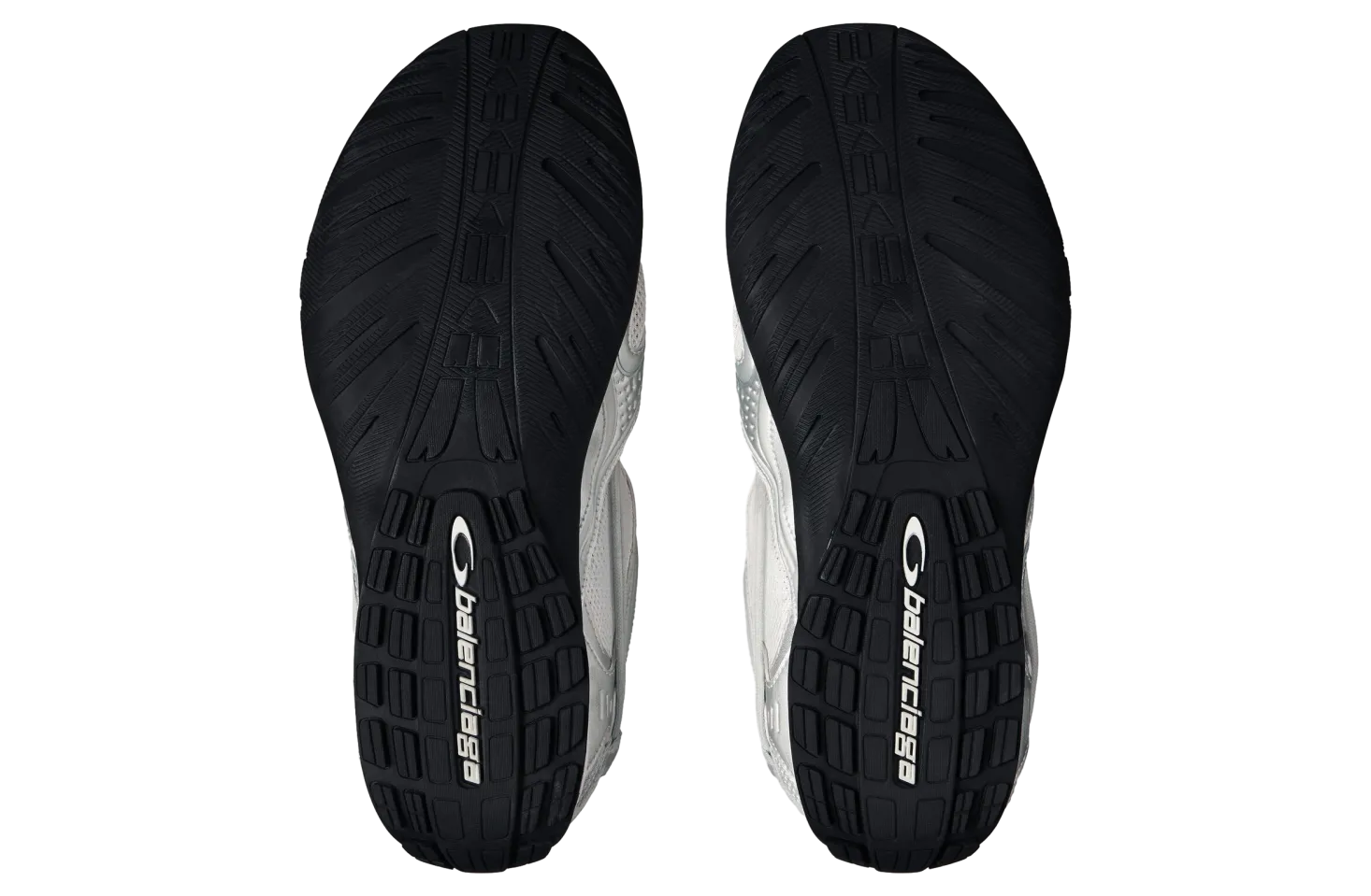 balenciaga radar gradient lines wmns white grey 3