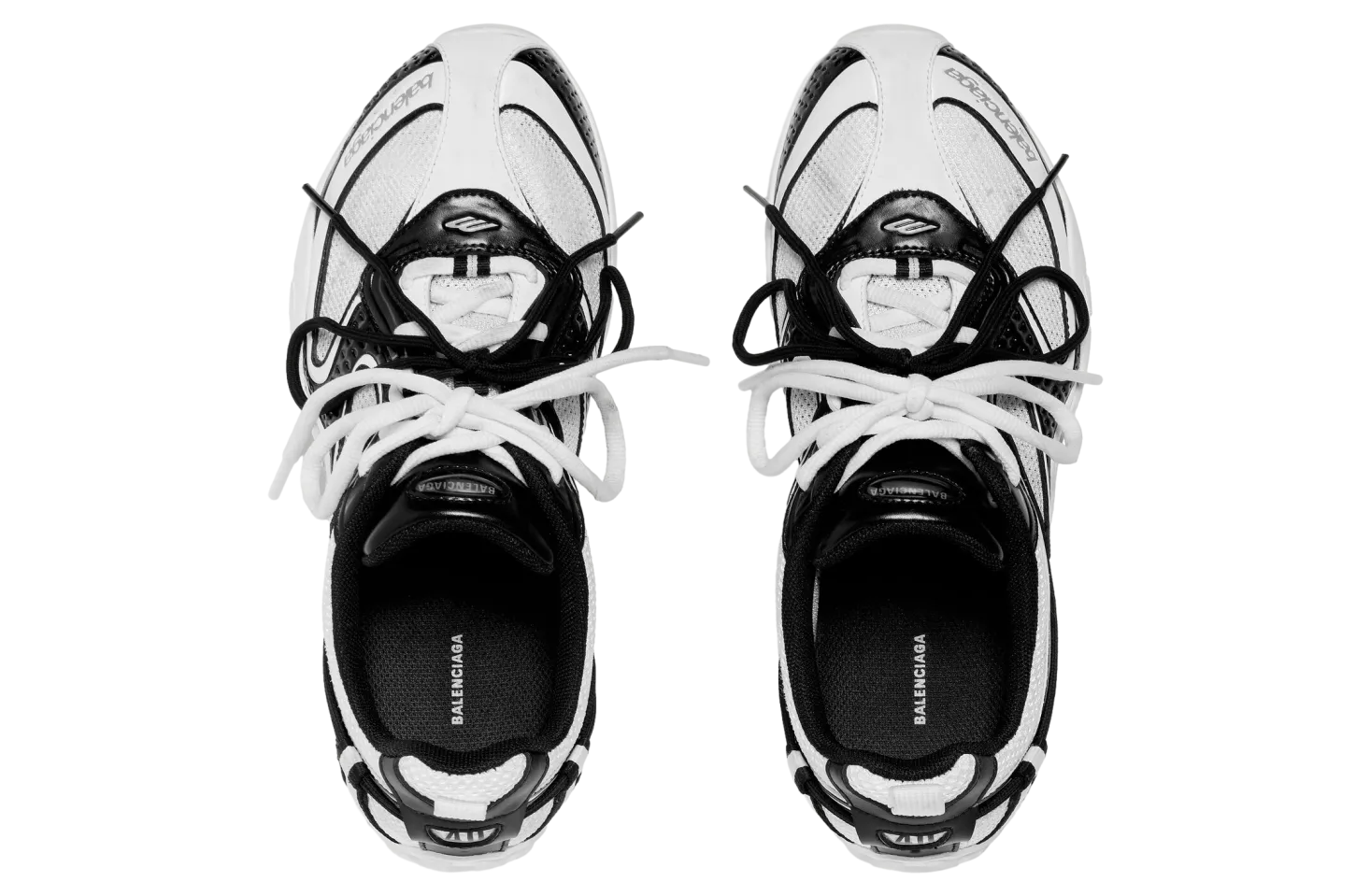 balenciaga radar wmns white black 2
