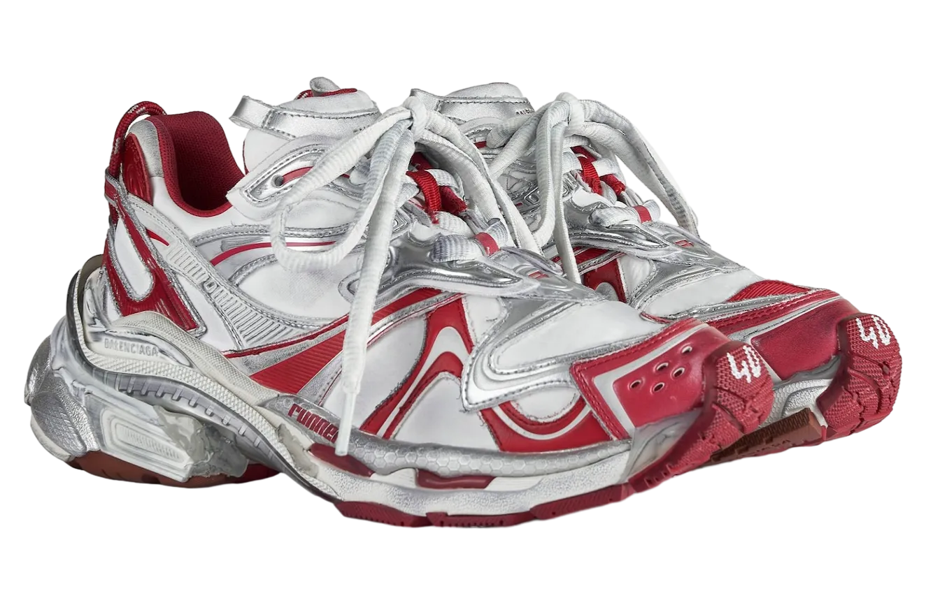 balenciaga runner 2 0 off white red 0