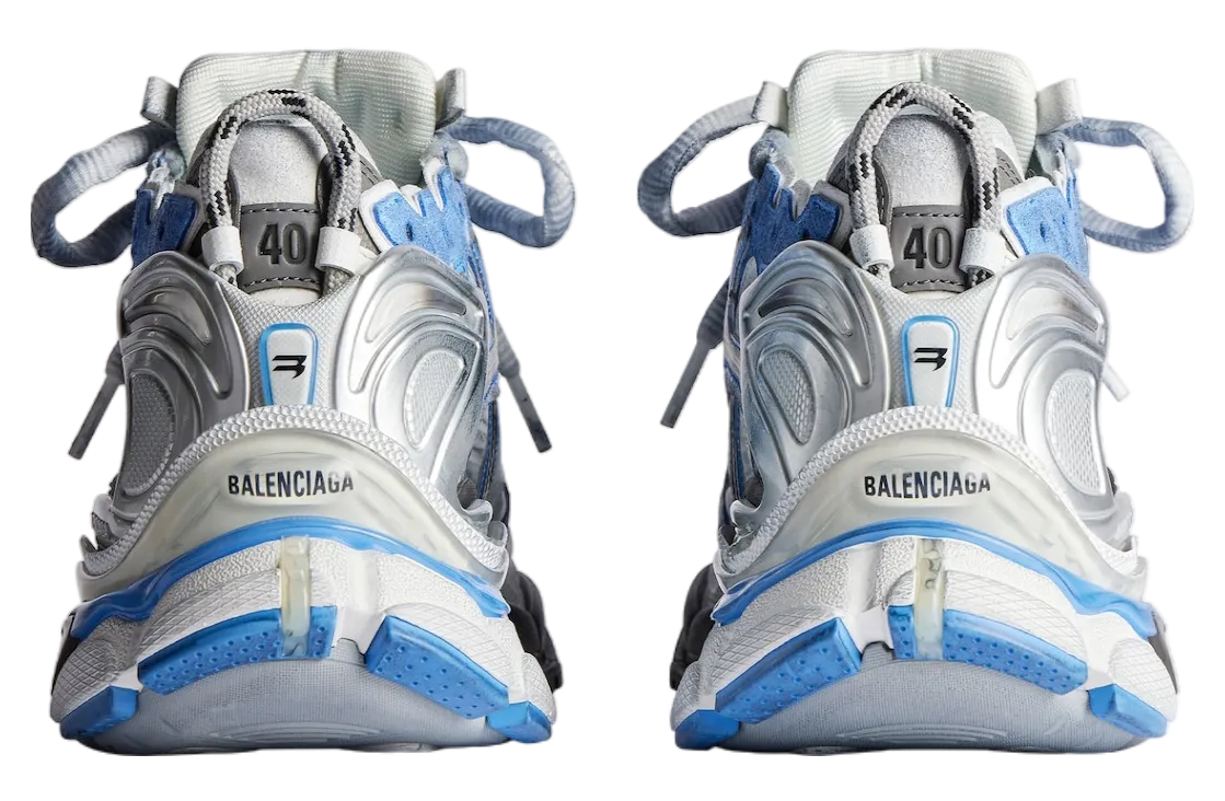 balenciaga runner blue white 3