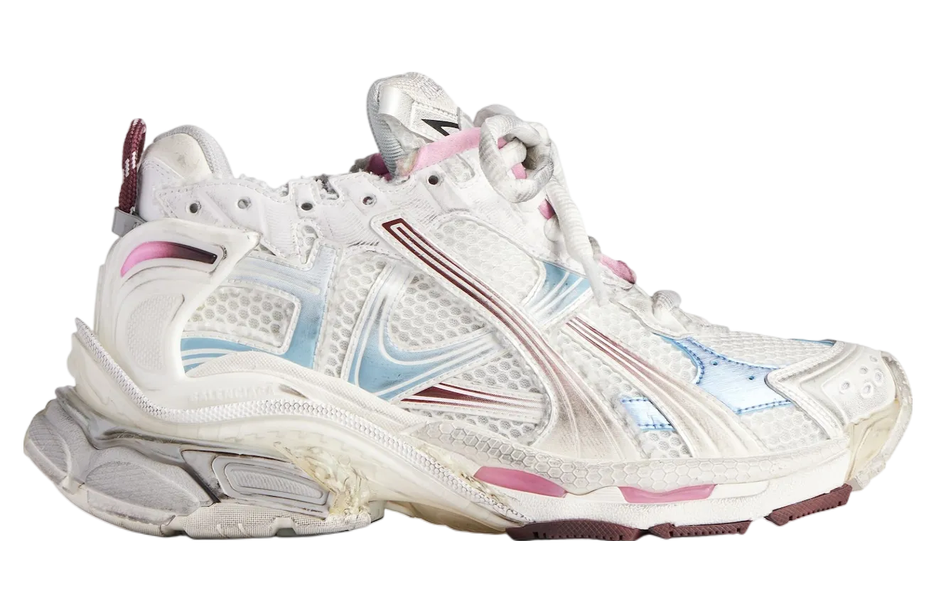 balenciaga runner gradient white brown