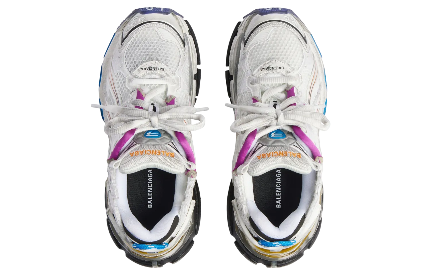 balenciaga runner gradient white multicolored 4