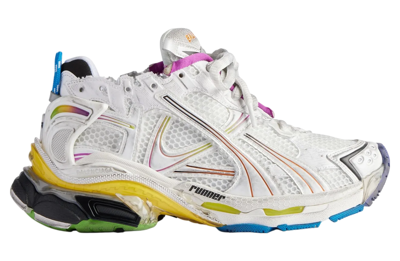 balenciaga runner gradient white multicolored