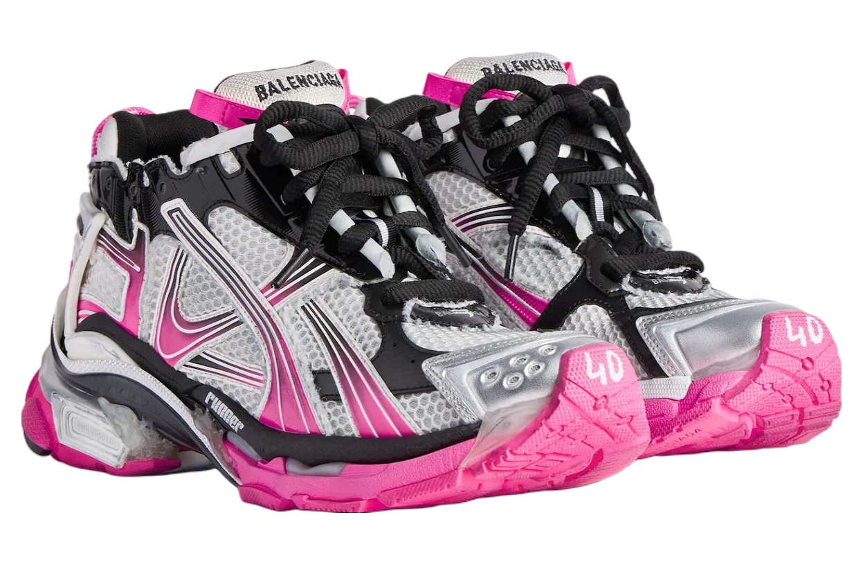 balenciaga runner gradient wmns white pink black 0