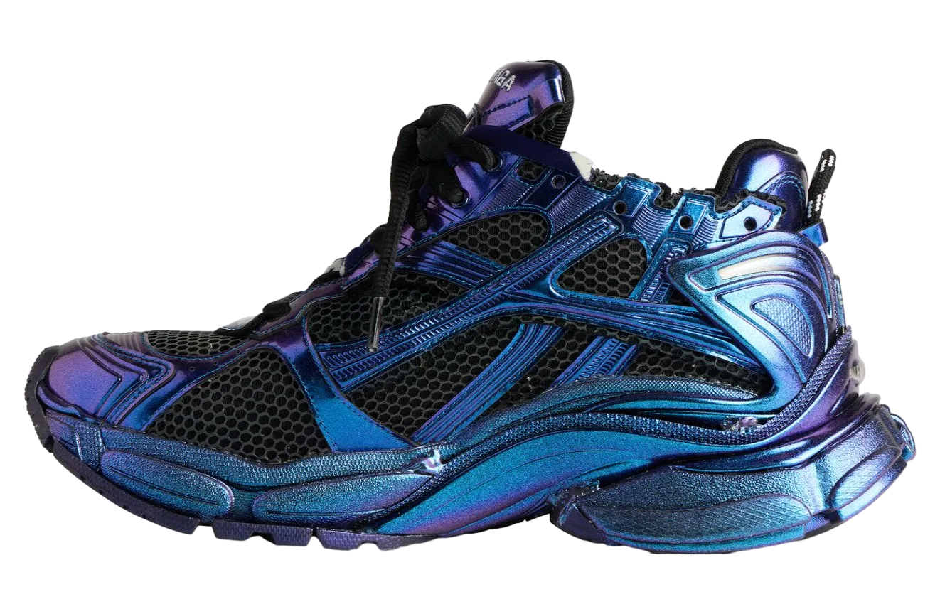 balenciaga runner iridescent blue 0