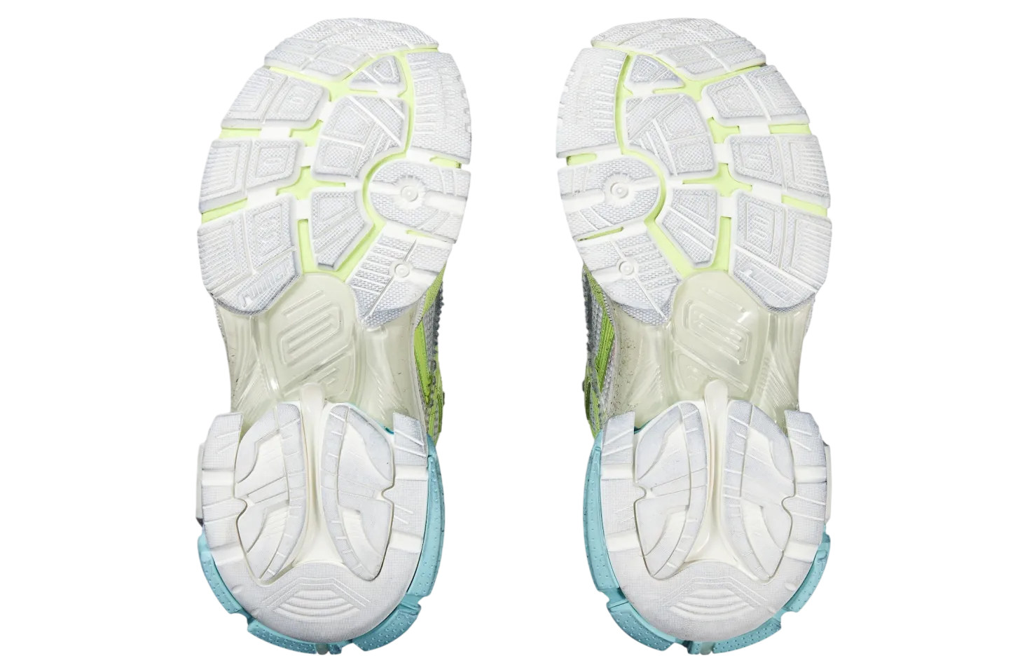 balenciaga runner marathon white neon yellow 5