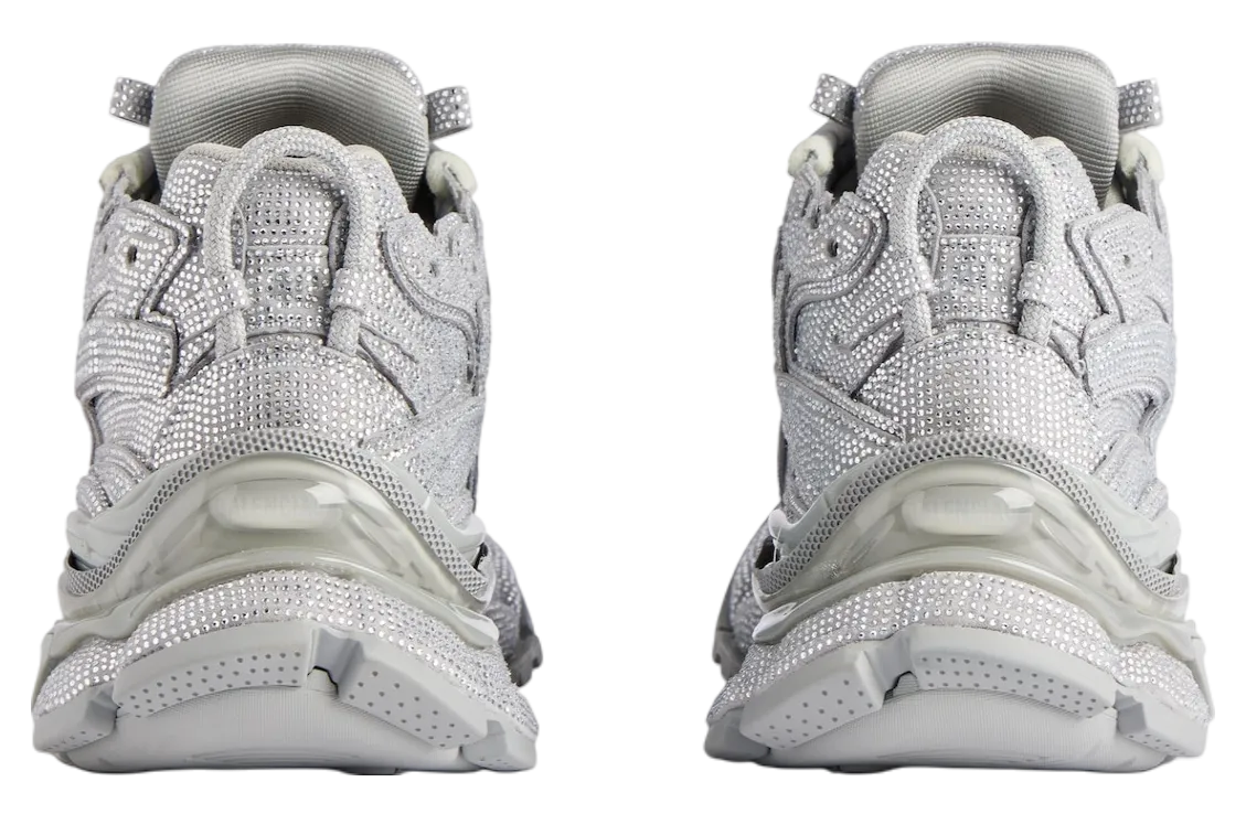 balenciaga runner with rhinestones wmns light grey 3