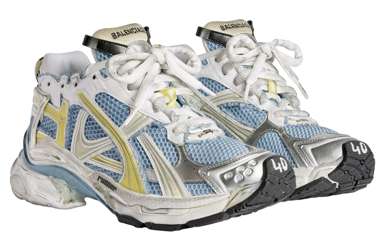 balenciaga runner wmns blue yellow 0