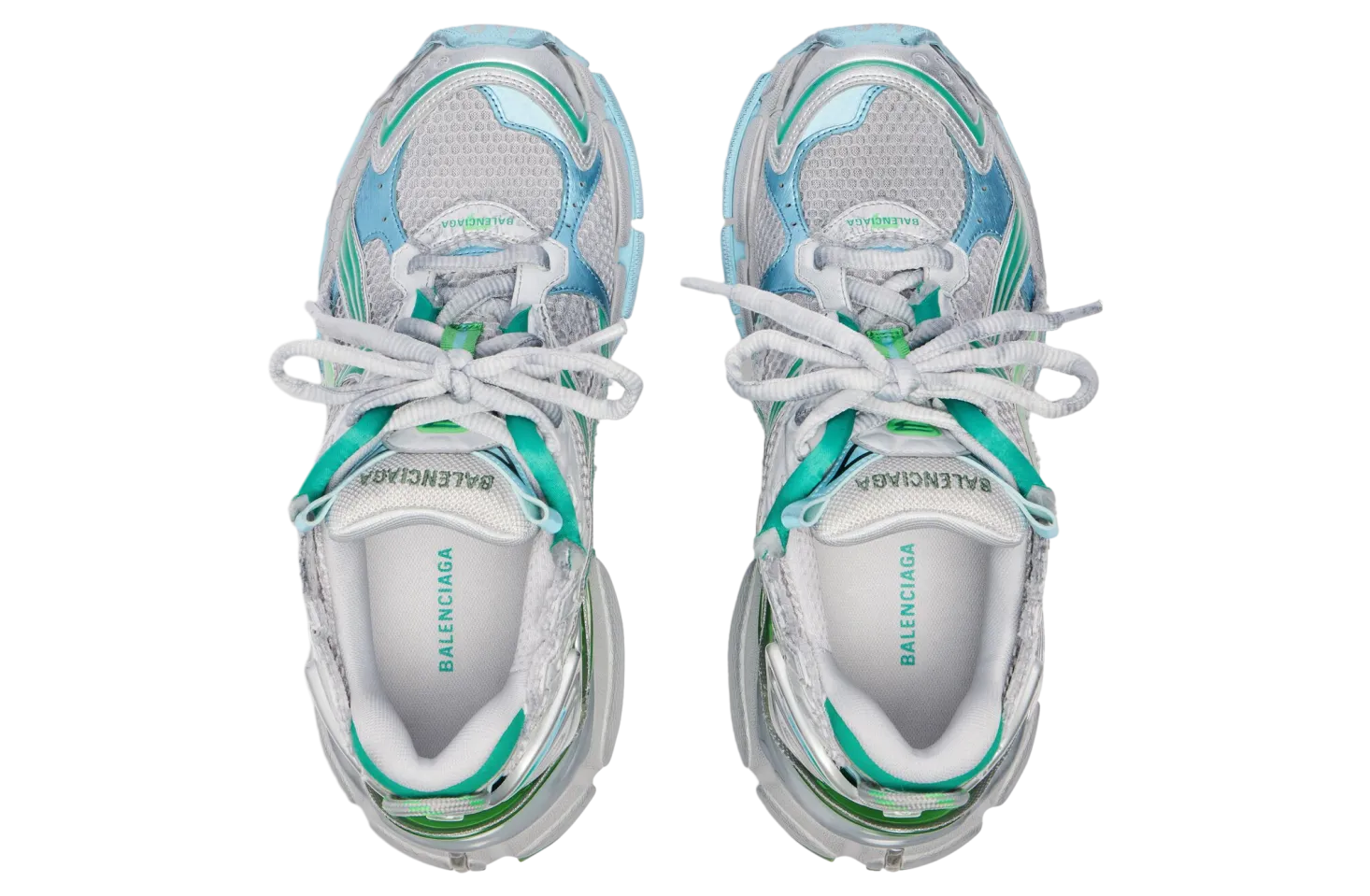 balenciaga runner wmns grey green 4