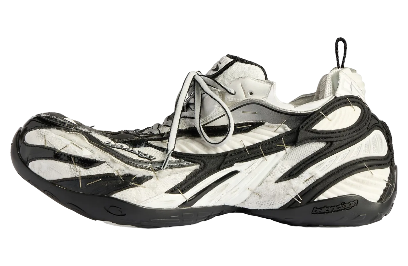 balenciaga soleless black white 2