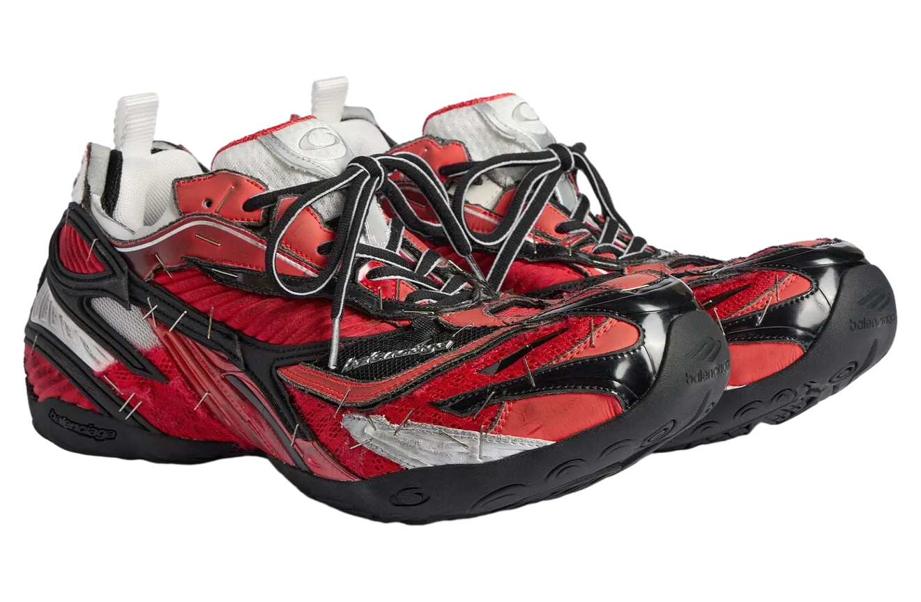 balenciaga soleless red black 0