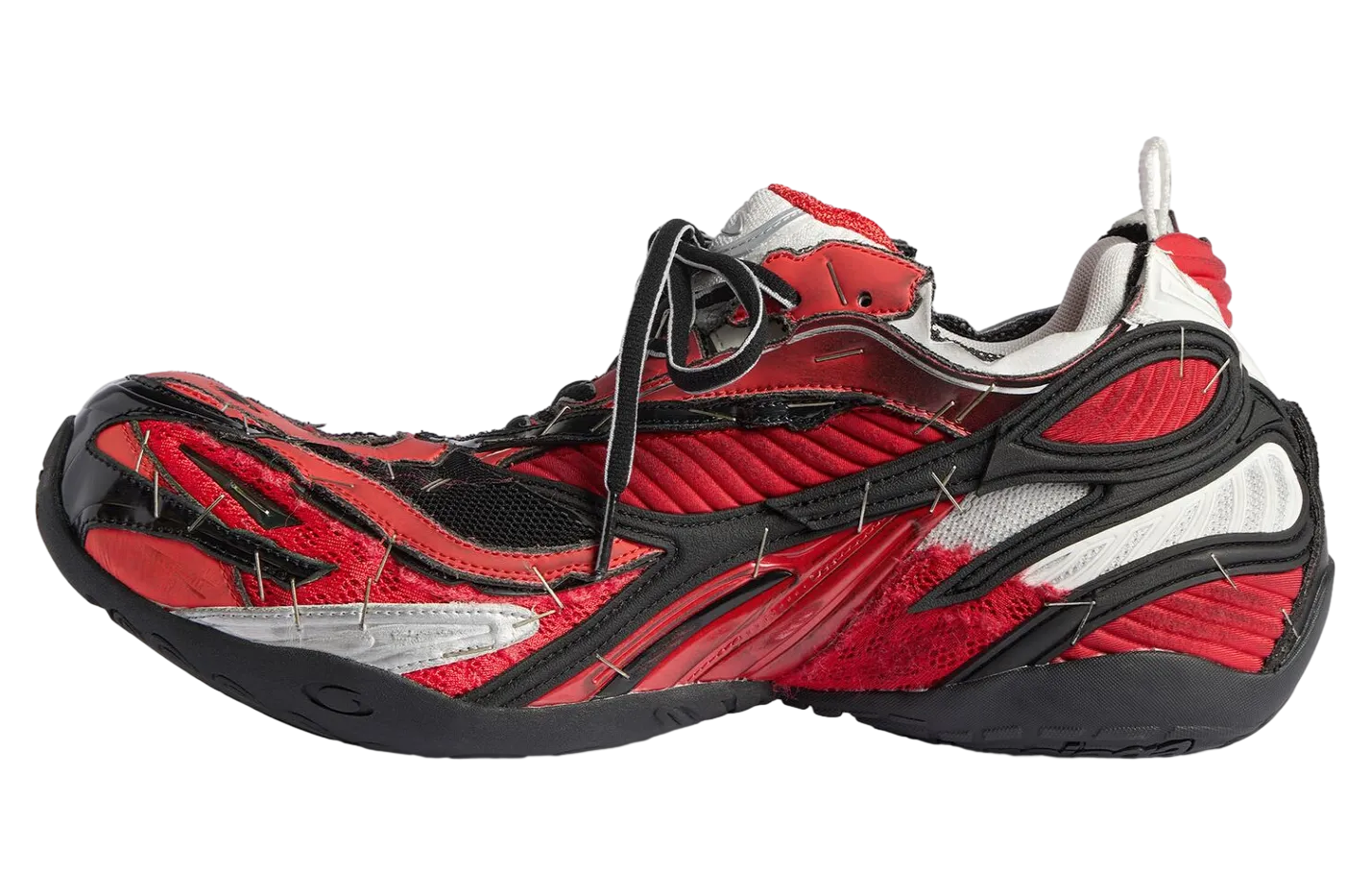 balenciaga soleless red black 2