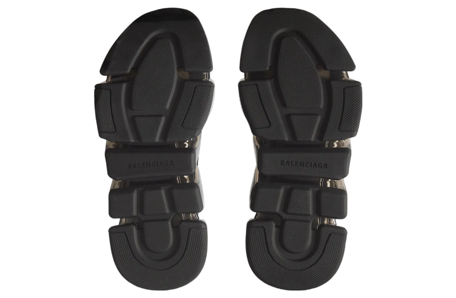 balenciaga speed 2 0 full clear sole recycled knit black 5