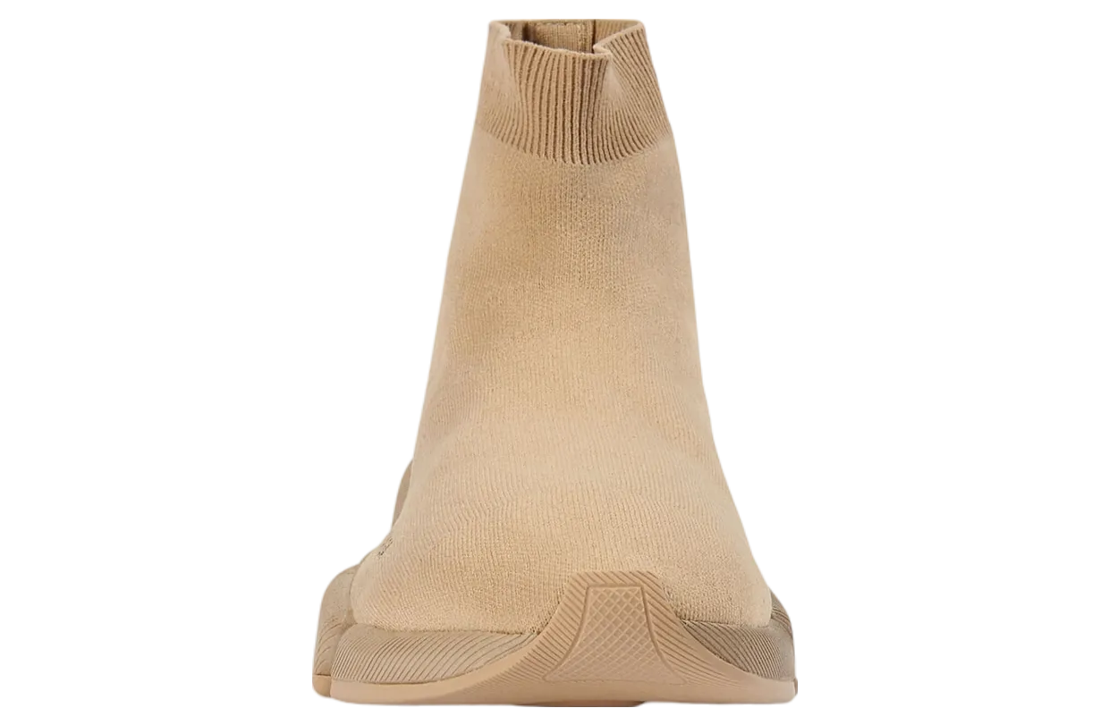 balenciaga speed 2 0 monocolor recycled knit beige 0