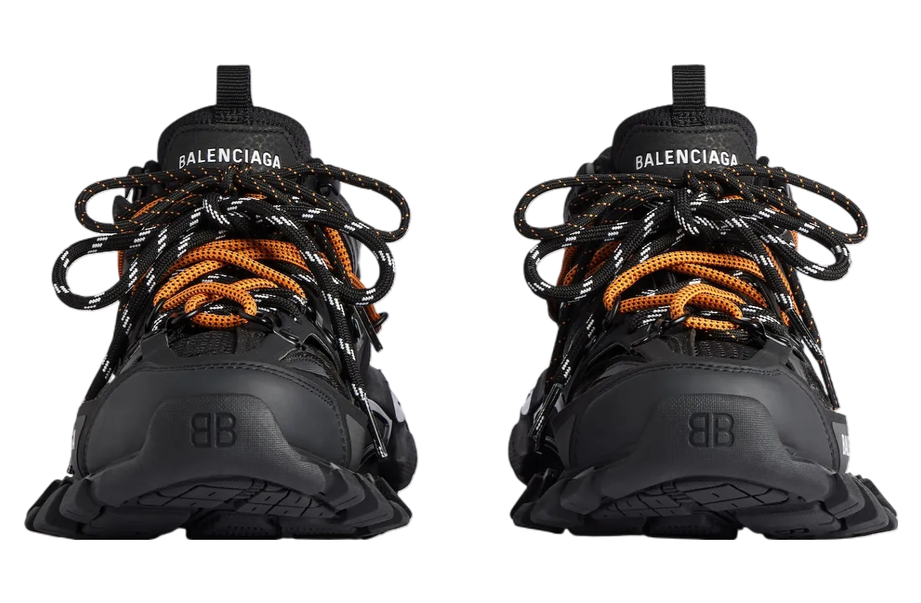 balenciaga track trail laces black orange 1