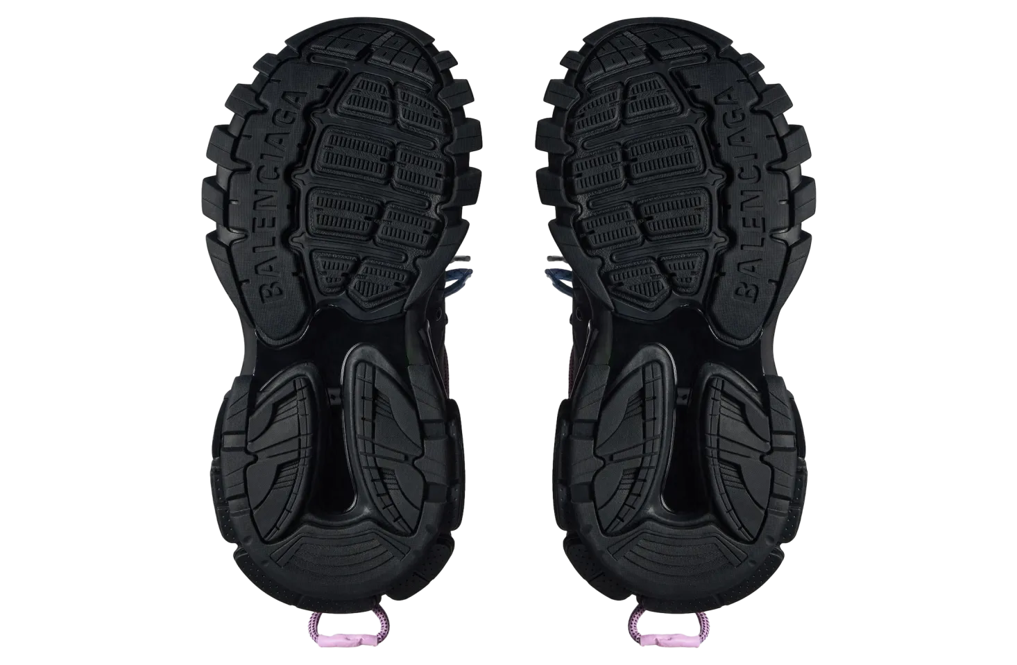 balenciaga track trail laces wmns black pink 5
