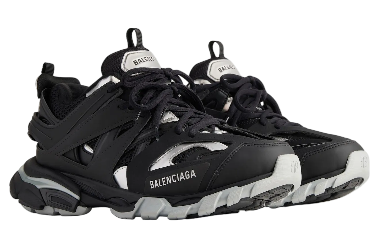 balenciaga track wmns black silver 0