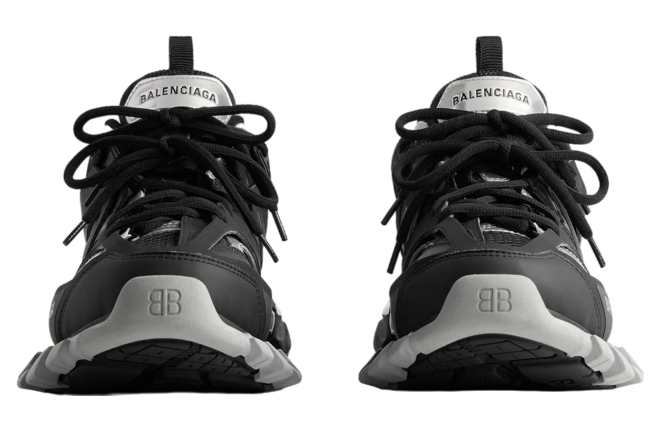 balenciaga track wmns black silver 1