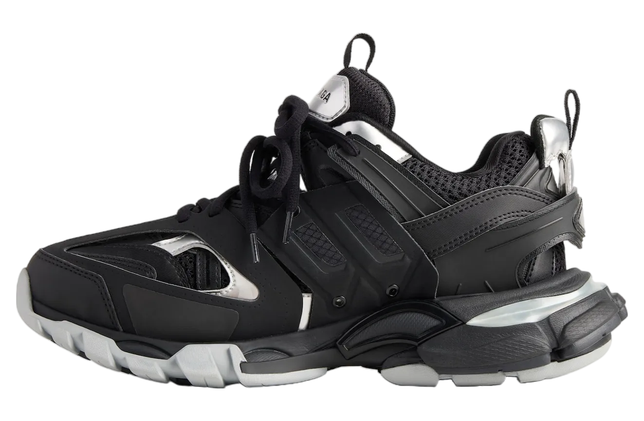 balenciaga track wmns black silver 2