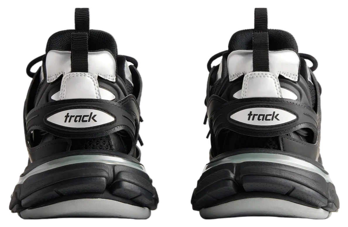 balenciaga track wmns black silver 3