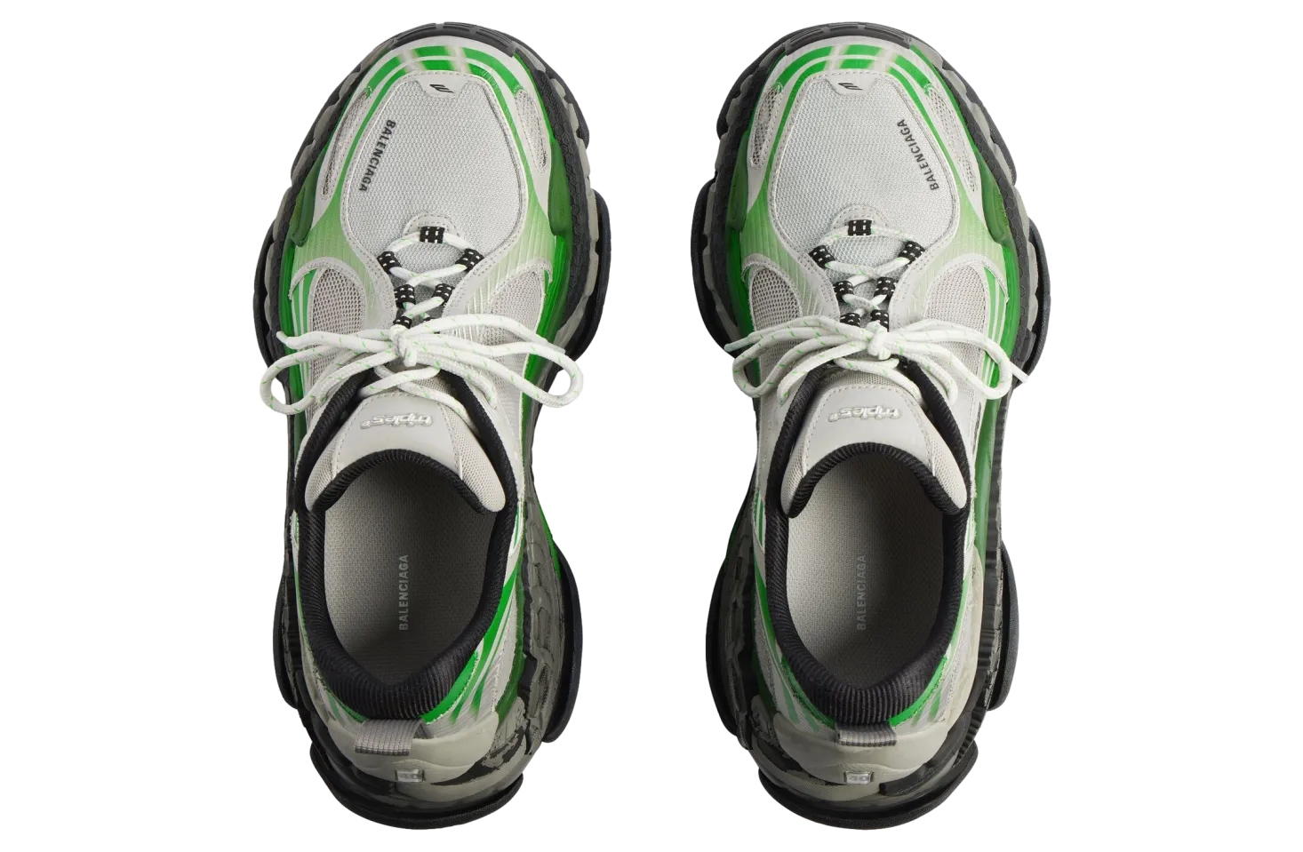 balenciaga triple s 2 grey green 2