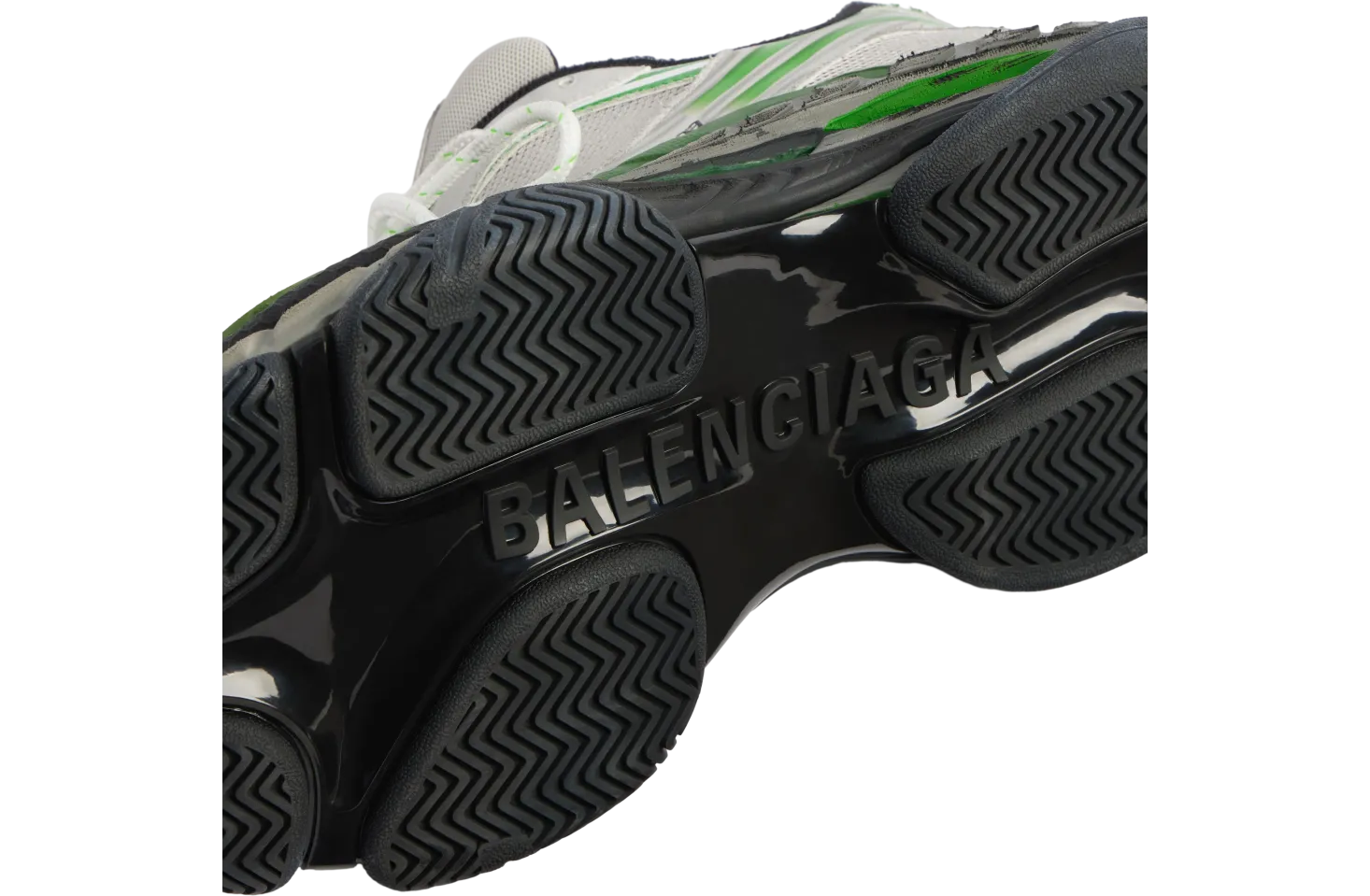 balenciaga triple s 2 grey green 3