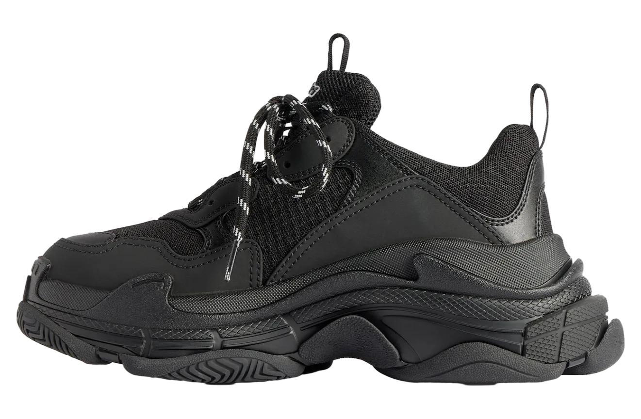 balenciaga triple s black red 2