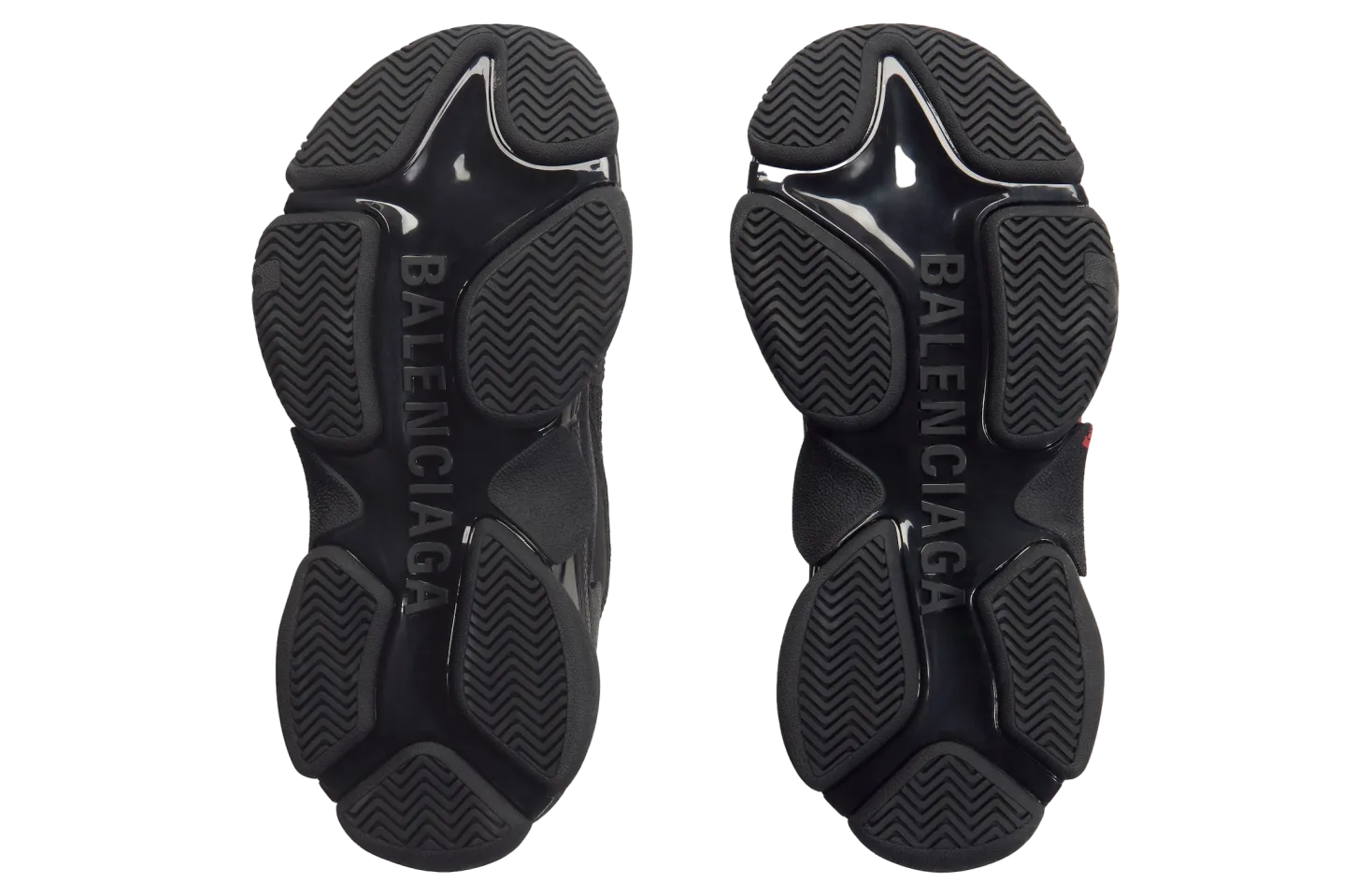 balenciaga triple s black red 5