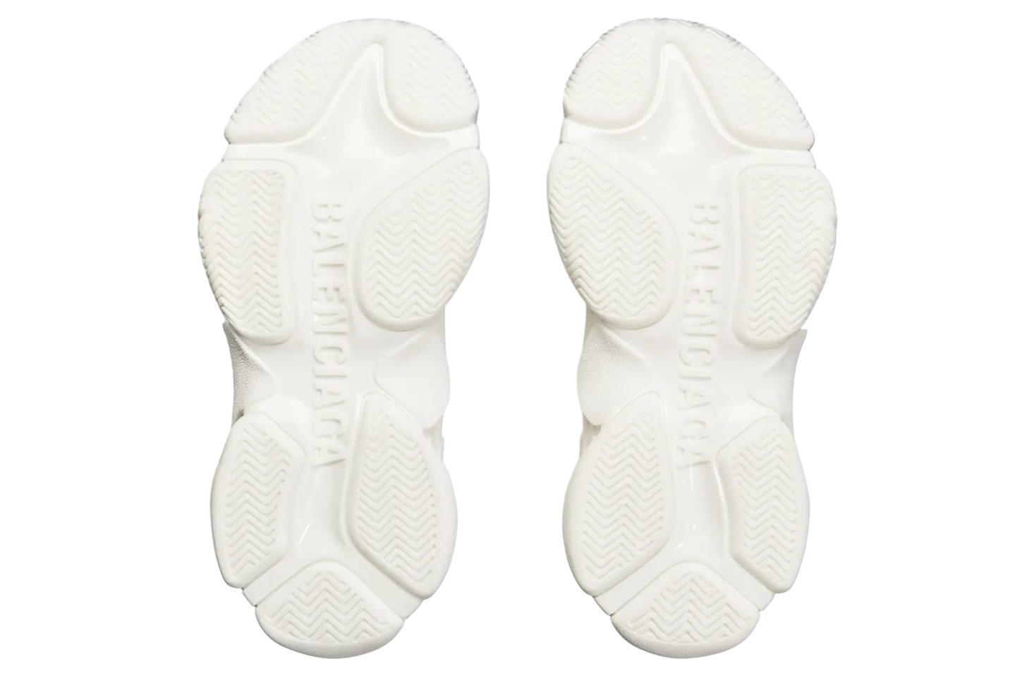 balenciaga triple s glitter spray wmns white silver 5