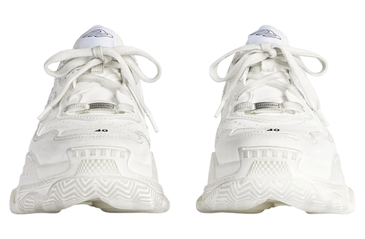 balenciaga triple s sporty white 1