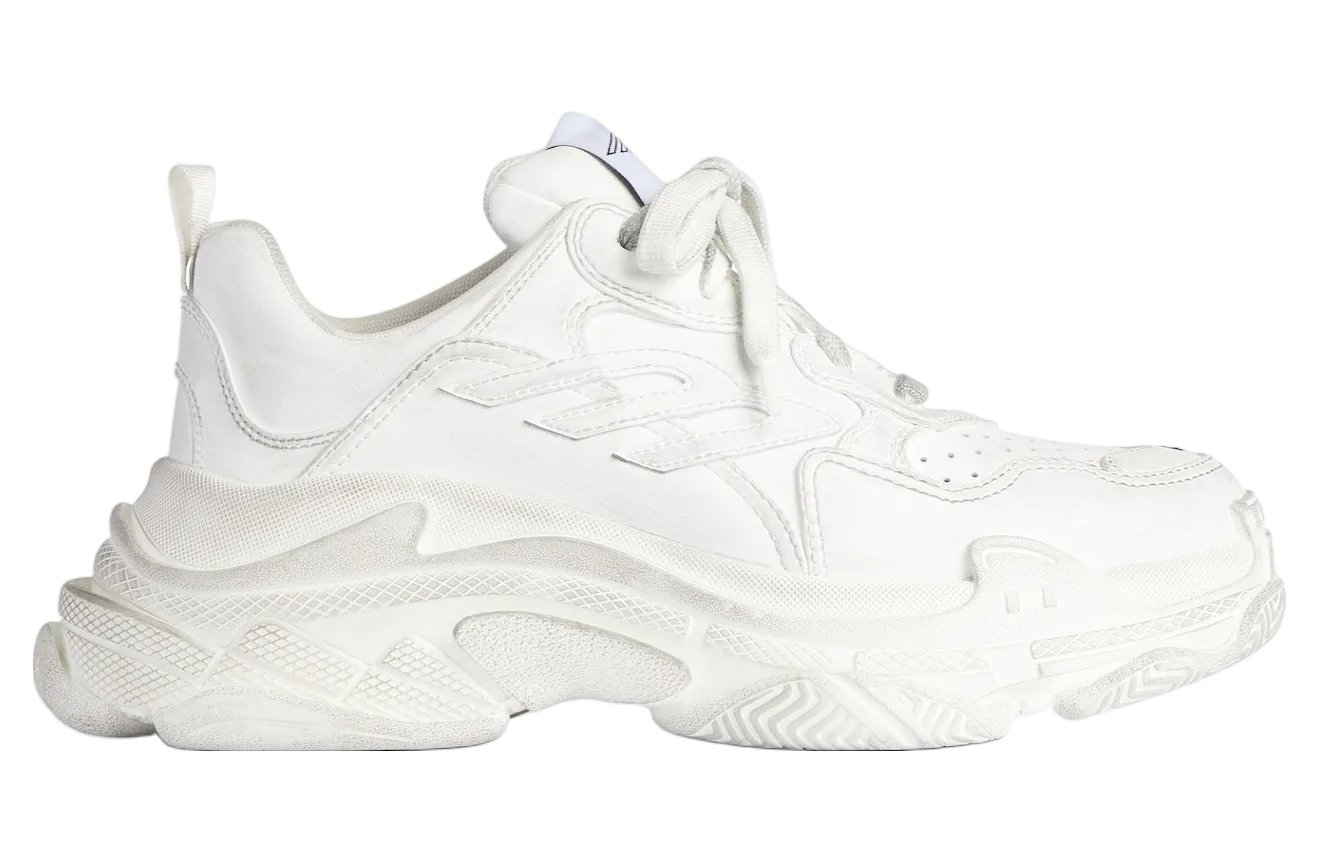 balenciaga triple s sporty white
