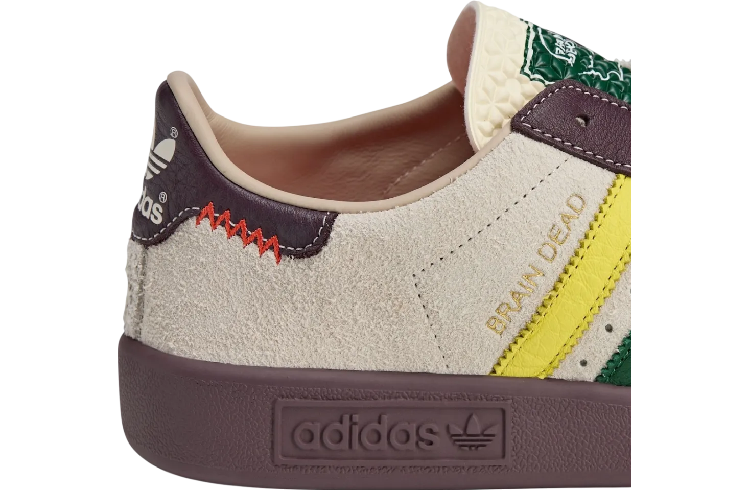 brain dead x adidas forest hills cream white 2