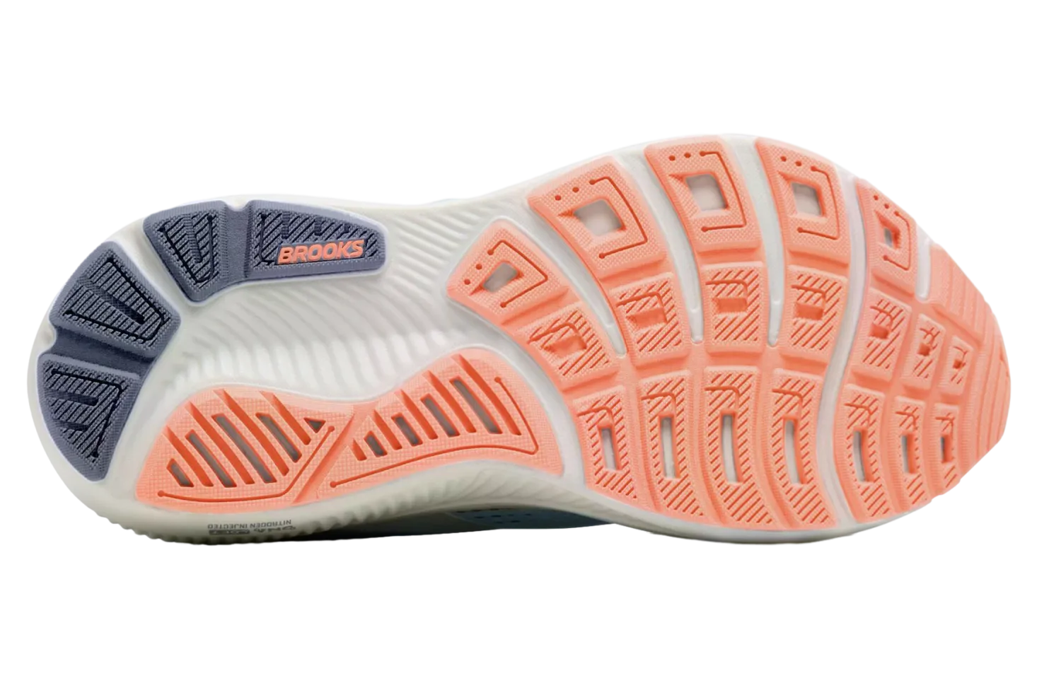 brooks ghost 18 wmns star white cyber peach 4