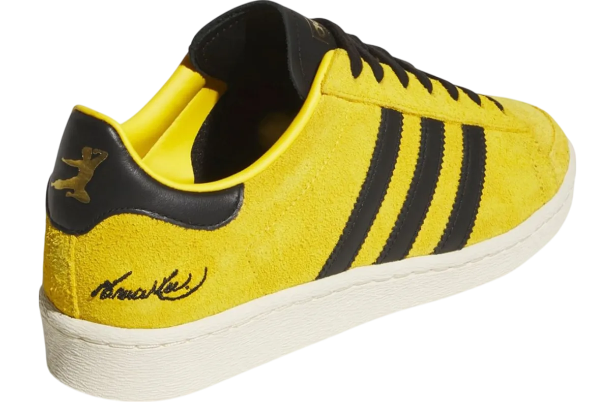 bruce lee x adidas jabbar low yellow black 2